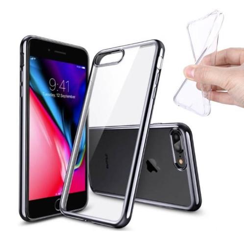 iPhone 8 Plus Transparant Clear Case Cover Silicone TPU, Telecommunicatie, Mobiele telefoons | Hoesjes en Frontjes | Apple iPhone