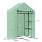 TRUUSK Foliekas Bevaarbaar Tuinhuisje Met 6 Planken, Broeika, Verzenden, Nieuw