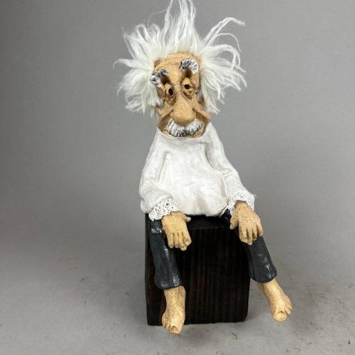 Anna Em - LARGE Einstein - hand made, Antiek en Kunst, Curiosa en Brocante