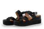 Mustang Sandalen in maat 40 Zwart | 10% extra korting, Verzenden, Zwart, Sandalen of Muiltjes, Zo goed als nieuw