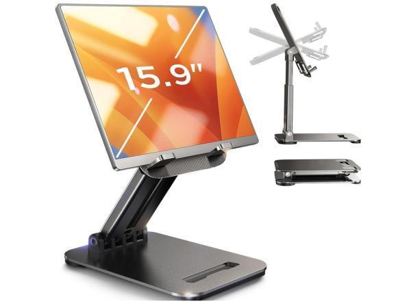 Veiling - LISEN Tablet Stand voor iPad, Opvouwbare Bureau Ac, Computers en Software, Apple iPads