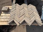 Oude gebakken waalformaten Dokkum Geel / Oker, Tuin en Terras, Ophalen of Verzenden, Gebruikt, Keramiek, Klinkers