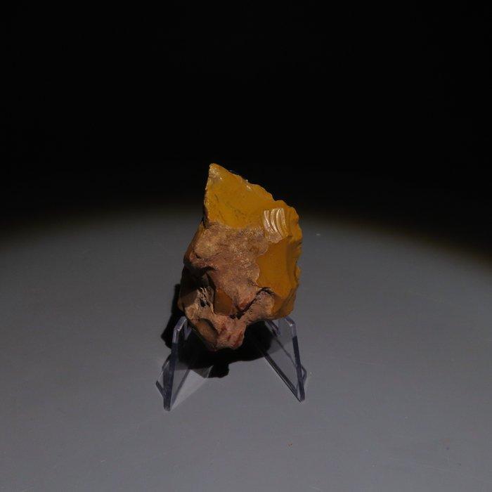 Paleolithisch Vuursteen Bijl of stenen werktuig uit, Antiek en Kunst, Antiek | Overige Antiek