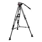 Manfrotto 546BK Pro videostatief + 504HD kop - Tweedehands, Verzenden, Gebruikt