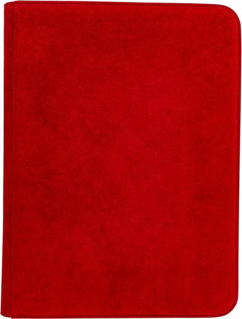 Pro-Binder Vivid 9-pocket Zippered Deluxe - Rood | Ultra Pro, Hobby en Vrije tijd, Verzamelkaartspellen | Overige, Nieuw, Verzenden