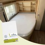 Jersey hoeslaken Frans bed wit,lichtgrijs of antraciet -, Eenpersoons, Verzenden, Nieuw, Wit