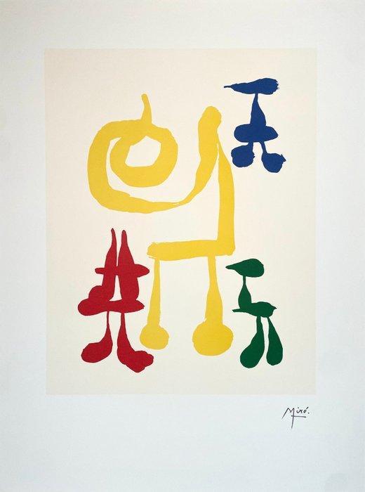 Joan Miro (1893-1983) - Parler Seul - Lithographic licensed, Antiek en Kunst, Kunst | Tekeningen en Foto's