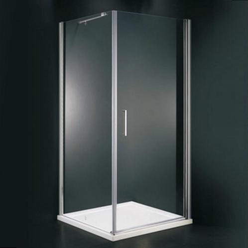 Douchecabine Sanilux Swing Vierkant met Swingdeur 100x100cm, Doe-het-zelf en Verbouw, Sanitair, Douche, Nieuw, Chroom, Ophalen of Verzenden