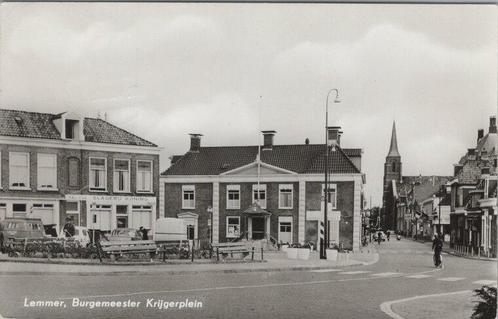 LEMMER - Burgemeester Krijgerplein, Verzamelen, Ansichtkaarten | Nederland, Verzenden