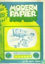 Modern Papier (tijdschrift) - Modern Papier 4 - 1971, Eén stripboek, Verzenden, Zo goed als nieuw, Swarte, Joost.
