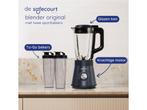 Safecourt Kitchen Power Blender - 1,5L Glas & 2x 600ml To-Go, Huis en Inrichting, Verzenden, Nieuw