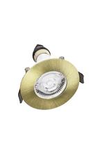 Dimbare IP65 LED inbouwspot - Saris- Messing - Brandwerend, Verzenden, Nieuw