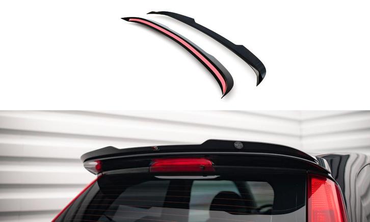 Spoiler Ford Fiesta ST Mk6 Maxton Glans Zwart, Auto-onderdelen, Carrosserie en Plaatwerk, Ophalen of Verzenden