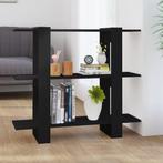 vidaXL Boekenkast/kamerscherm 100x30x87 cm zwart, 100 tot 150 cm, Verzenden, Nieuw, Minder dan 100 cm