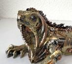 Exclusief S.Buru - sculptuur, XXL STATUE-signed-IGUANE (, Antiek en Kunst, Curiosa en Brocante