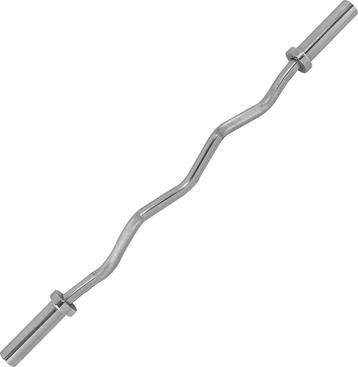 Tunturi Olympische Halterstang - Curl - Ø 50 mm - Incl. beschikbaar voor biedingen