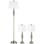 TRUUSK 3-delige Lampenset Staande Lamp & 2 Tafellampen E27 Z, Huis en Inrichting, Lampen | Vloerlampen, Verzenden, Nieuw