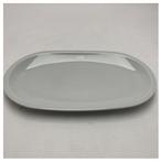 Bieden: Oval Ceramic Tray 35 cm with Chrome Finish and CRN, Ophalen of Verzenden, Nieuw