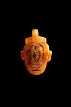 Oude Egypte, Nieuwe rijk Steen Amulet - 19 mm (Zonder