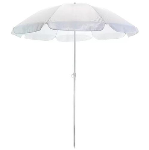 Strandparasol 145 cm wit, Caravans en Kamperen, Kampeeraccessoires, Ophalen of Verzenden