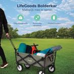2dekans | LifeGoods Bolderkar - Opvouwbaar - Draaibare, Tuin en Terras, Ophalen of Verzenden, Zo goed als nieuw, LifeGoods