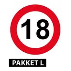 Feestartikelen 18 jaar pakket groot - 18 jaar versiering, Ophalen of Verzenden, Nieuw