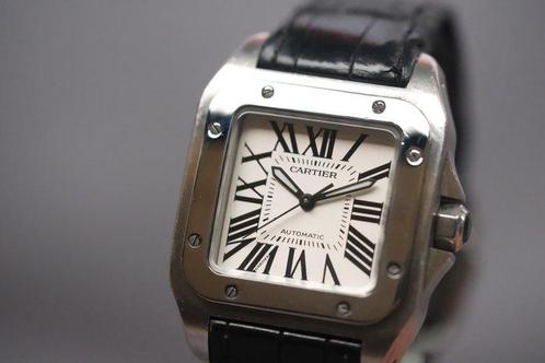 Cartier - Santos 100 Medium - Zonder Minimumprijs - Heren -, Sieraden, Tassen en Uiterlijk, Horloges | Heren