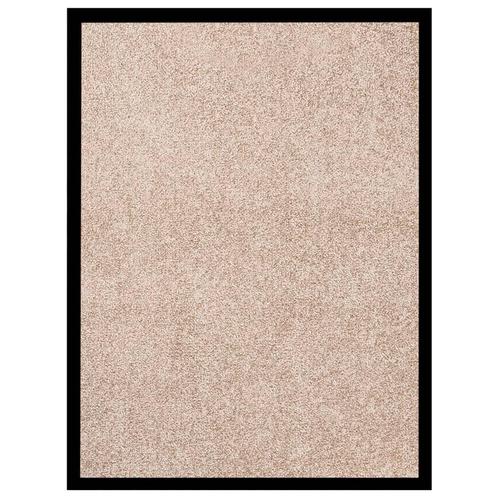 vidaXL Deurmat 60x80 cm beige, Tuin en Terras, Deurmatten, Nieuw, Verzenden