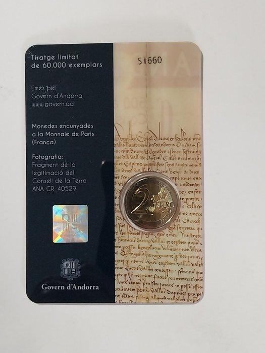 Andorra. 2 Euro 2019 Conseil de la Terre (Zonder, Postzegels en Munten, Munten | Europa | Euromunten