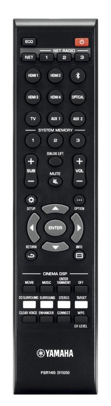 Afstandsbediening Yamaha ysp-5600 fsr145 zr15250, Audio, Tv en Foto, Afstandsbedieningen, Origineel, Nieuw, Ophalen of Verzenden