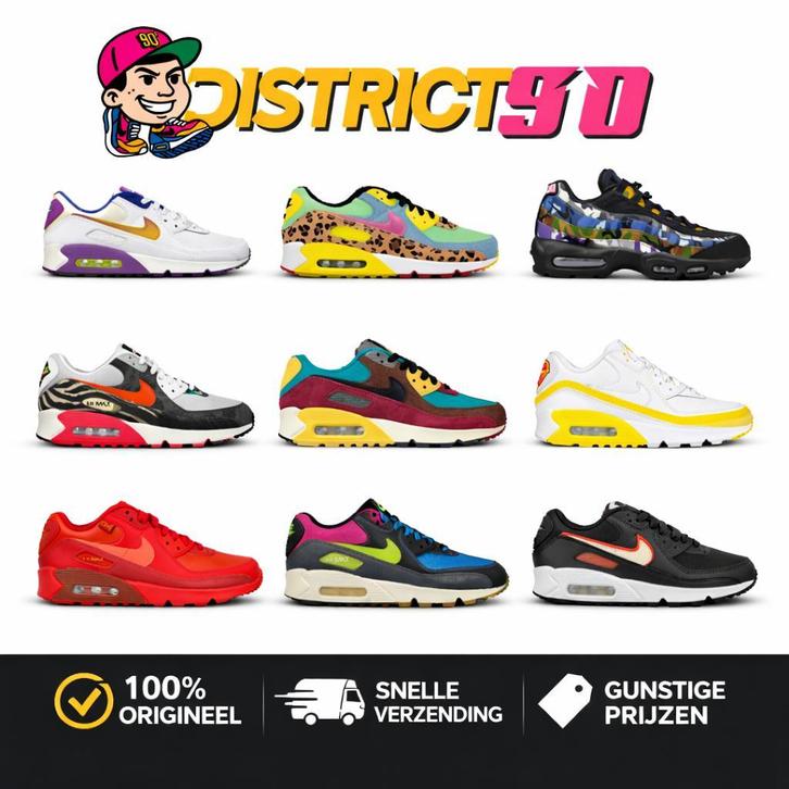 DISTRICT90 - Wij Ademen Air Max 90, Kleding | Dames, Schoenen, Sneakers of Gympen, Nieuw, Ophalen of Verzenden