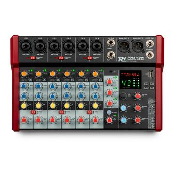 Power Dynamics PDM-Y801 mixer - 8 kanaals mengpaneel met Blu