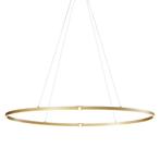 Design hanglamp messing 120cm incl. LED 3-staps dimbaar -, Huis en Inrichting, Lampen | Hanglampen, Nieuw, Design, 75 cm of meer