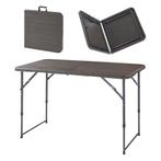 Tuintafel Adelfia klaptafel verstelbaar 120x60x54/74/90 cm h, Caravans en Kamperen, Verzenden, Nieuw