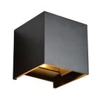 LED Cube Wandlamp | Dimbaar | IP44 | G9 fitting | Zwart, Huis en Inrichting, Ophalen of Verzenden, Nieuw, Modern