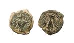 Judaea. Herod II Archelaus. 4 B.C.E.-6 C.E.. Prutah