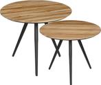 2dekans | Mica Decorations Jailey Bijzettafel - Set van 2 -, Huis en Inrichting, Ophalen of Verzenden, Zo goed als nieuw