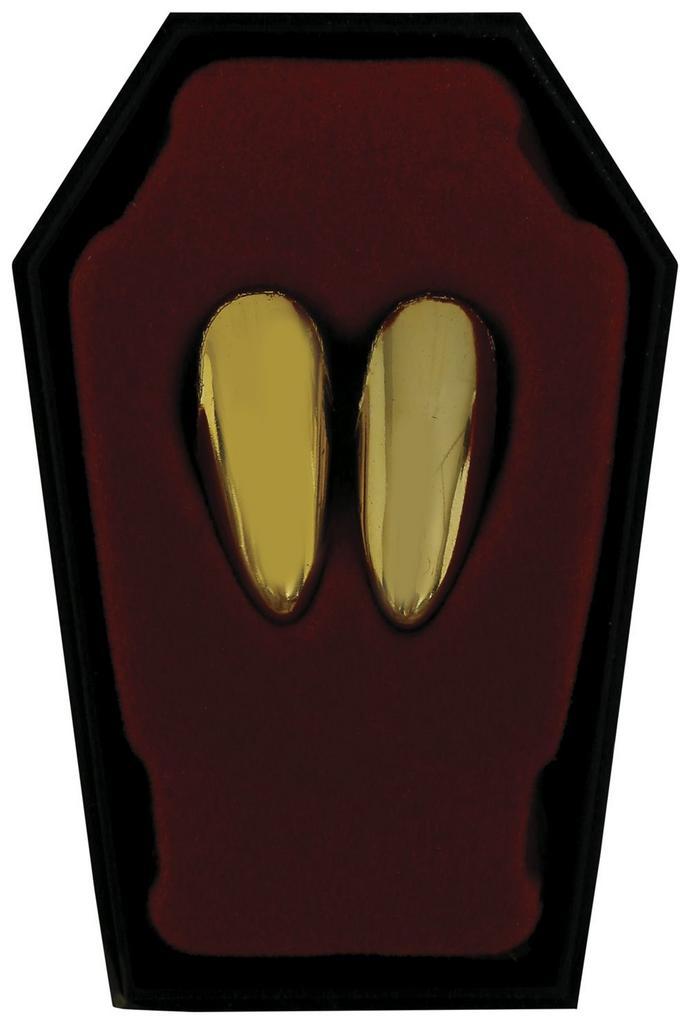 Vampier tanden goud, Hobby en Vrije tijd, Feestartikelen, Feestartikel, Nieuw, Verzenden