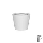 Plantenbak Bucket - Mat wit Ø40 x (H)35 cm - Ø40 x (H)35 cm, Ophalen of Verzenden