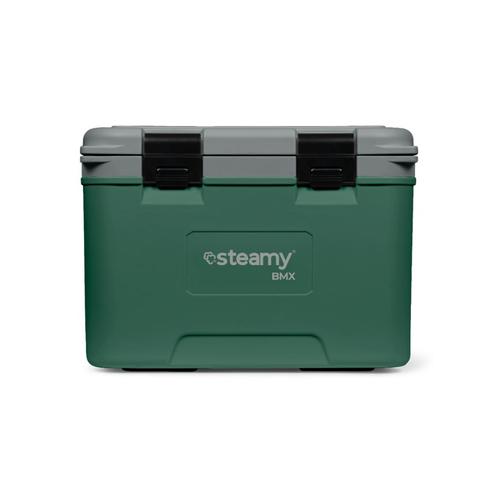 Steamy BMX 21 (21 Liter) Koelbox Groen + 2x koelelement M..., Caravans en Kamperen, Koelboxen, Nieuw, Verzenden