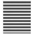 vidaXL Zebra rolgordijn 130x100 cm stofbreedte 125,9 cm, Huis en Inrichting, Verzenden, Nieuw, Zwart