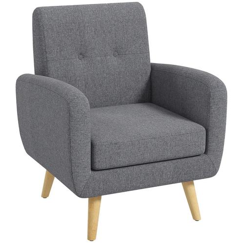 TRUUSK Fauteuil in Scandinavisch Ontwerp - Accentstoel met K, Huis en Inrichting, Banken | Bankstellen, Nieuw, Verzenden