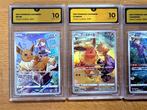 Pokémon - 4 Graded card - Eevee, Flareon, Jolteon, Vaporeon, Nieuw