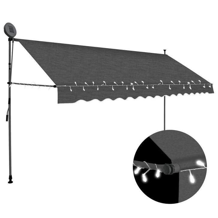 Elektrische Luifel 400cm | Gebruikt | OP = OP, Tuin en Terras, Zonneschermen, 250 cm tot 450 cm, Nieuw, Knikarmscherm, 150 tot 300 cm