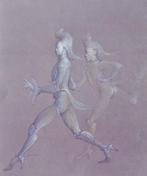 Leonor Fini (1907-1996) - La fuite des amoureux