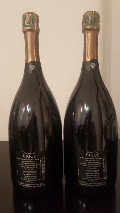Brice, Heritage Rosé Champagne - Champagne Extra Brut - 2, Verzamelen, Wijnen