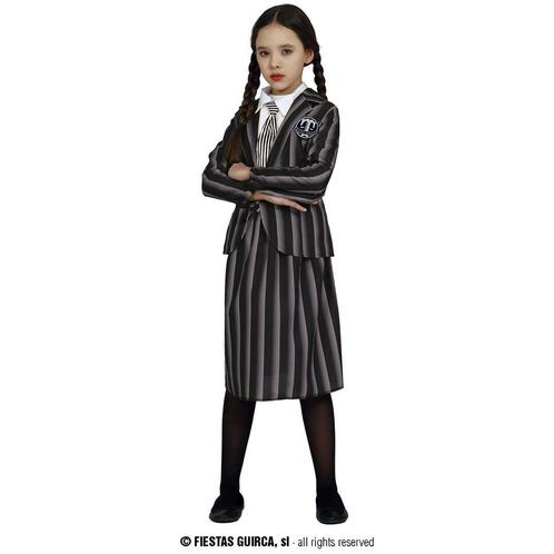 Wednesday Addams kostuum kind, Hobby en Vrije tijd, Feestartikelen, Feestartikel, Nieuw, Verzenden
