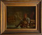 Flemish school (XVIII-XIX) - A 17th Century Style Dutch, Antiek en Kunst, Kunst | Schilderijen | Klassiek
