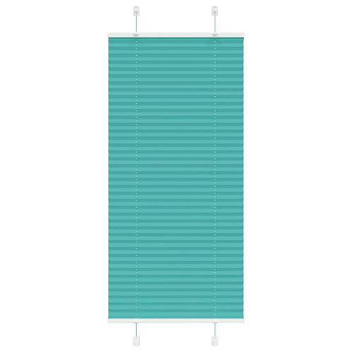 vidaXL Plisségordijn 55x100 cm stofbreedte 54,4 cm polyester, Huis en Inrichting, Stoffering | Gordijnen en Lamellen, Groen, Nieuw