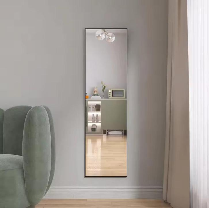 Staande Passpiegel 140×40 cm –Gehard Glas en Verstelbare Sta, Huis en Inrichting, Kasten | Overige, Nieuw, Verzenden